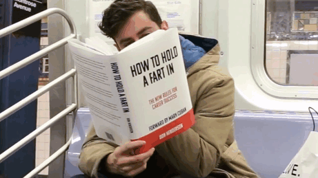 Guy Takes Fake Book Covers Onto Subway To See How People React | Bored Panda