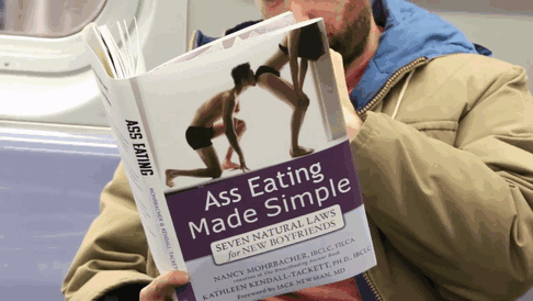 Guy Takes Fake Book Covers Onto Subway To See How People React