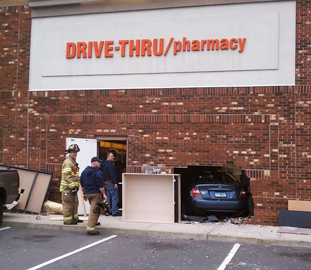 I Don't Think This Is What That Had In Mind When They Added The Drive-Thru Sign
