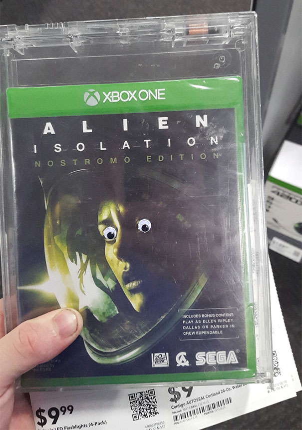 I Work At Best Buy. Came Across This While Stocking The Gaming Department. Thank You To Whoever Did This