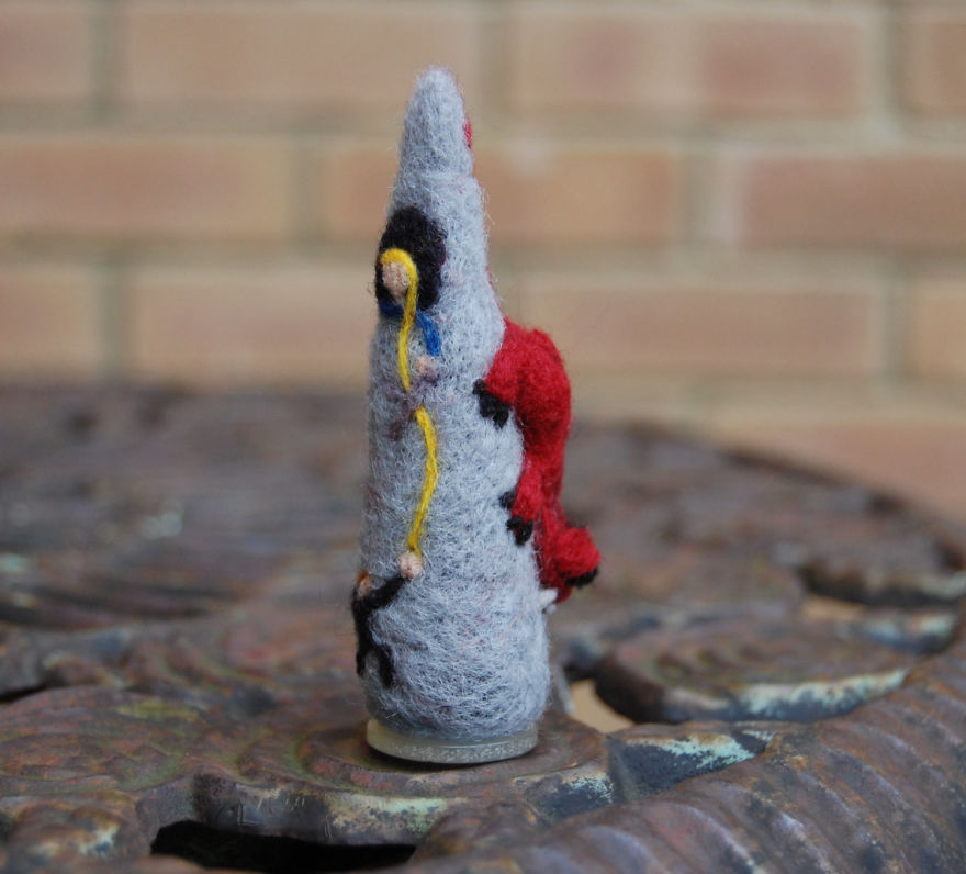 I Make Things Out Of Wool And Sometimes Write Stories For Them. This Time A Fairytale Tower.