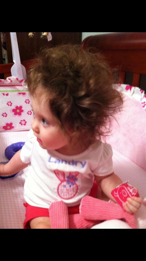 My Daughter At 8 Months! Tons Of Hair For Days!