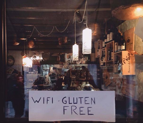 Italy Is A Step Above In The Technologies???? At Least Wifi There Should Remain Gluten Free