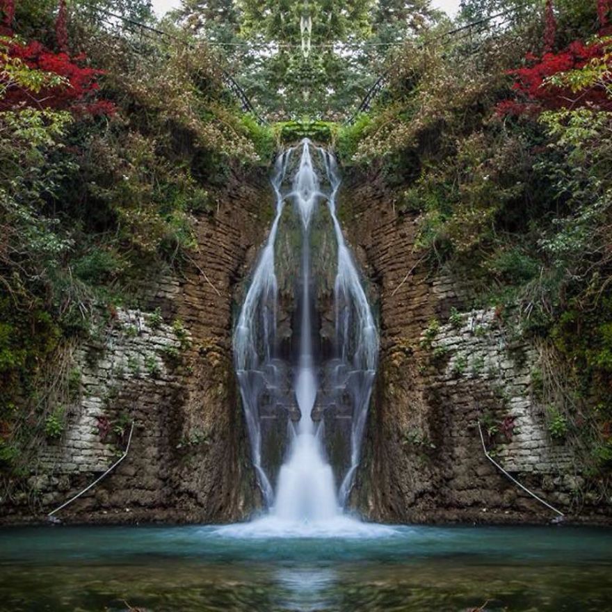 I Created Mirrored Images To Give A Twist To Simple Photos