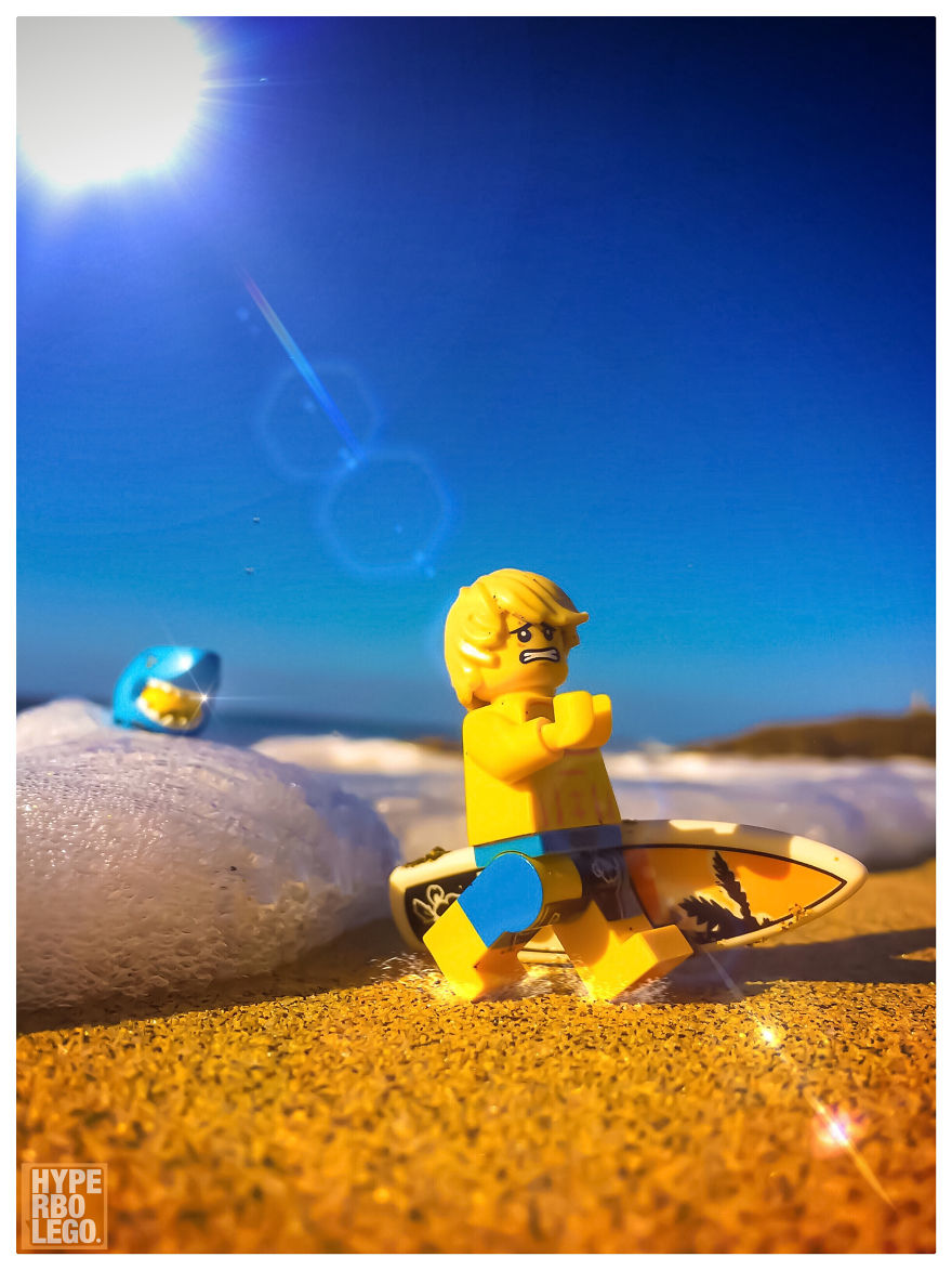 I Photograph My Tiny Lego People In The Sand Dunes