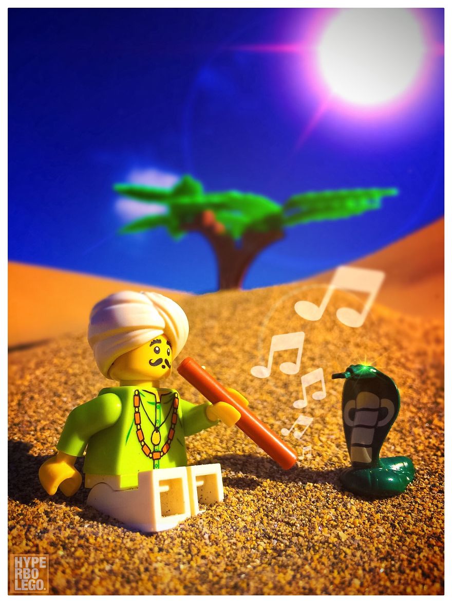 I Photograph My Tiny Lego People In The Sand Dunes