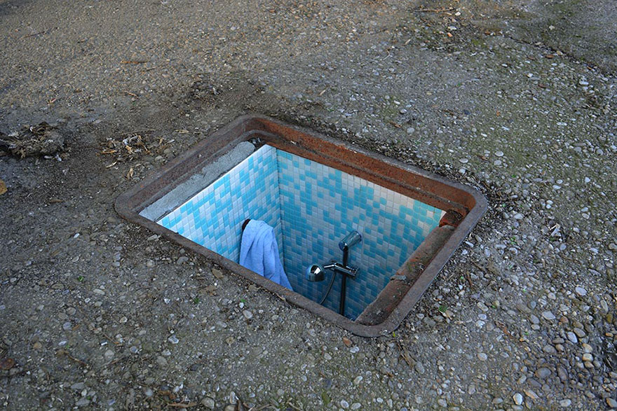 Secret Rooms Installed Inside Abandoned Manholes In Milan