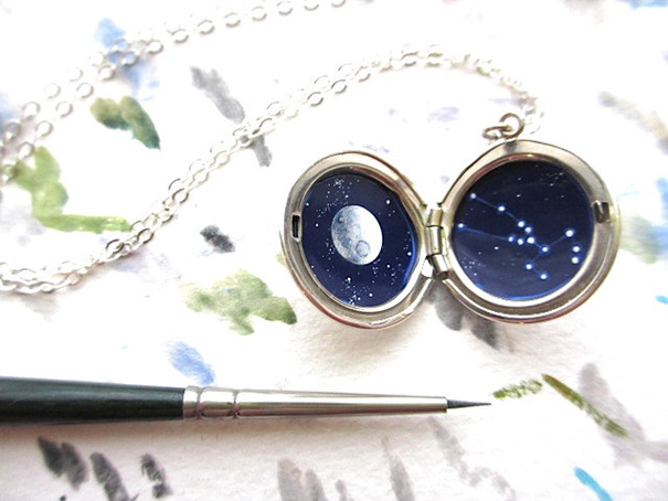 Miniature Astronomy Lockets That Hide The Universe Inside