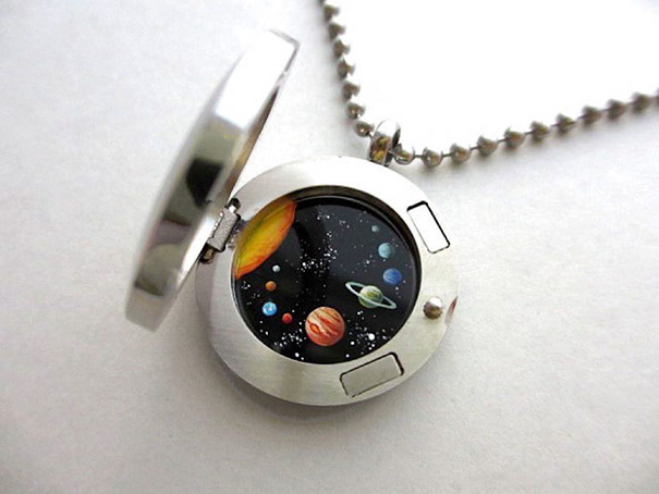 Miniature Astronomy Lockets That Hide The Universe Inside