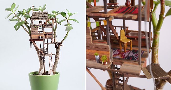 miniature treehouse kit