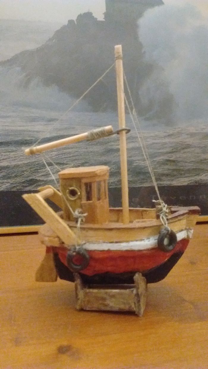 My Dad Builds Amazing Ships Out Of Nutshells