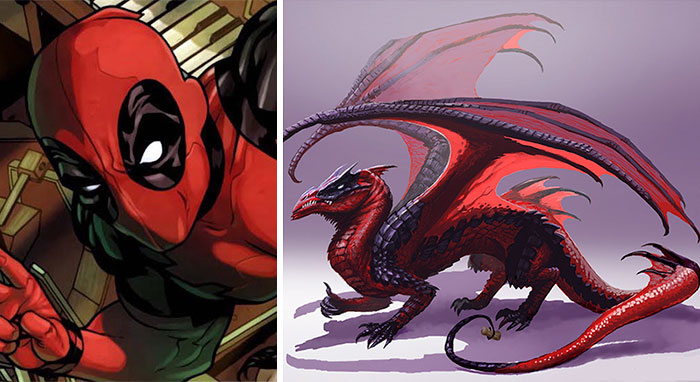 I Re-Imagined Popular Comic Characters As Dragons