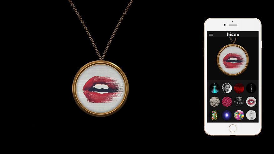 A Digital Necklace You Can Customize