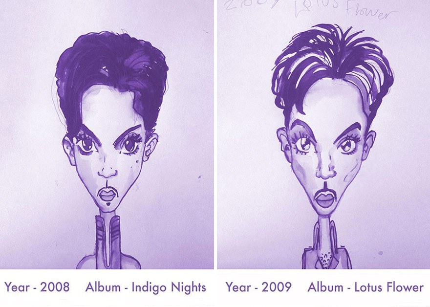 Prince's Hair Styles From 1978 To 2013 | Bored Panda
