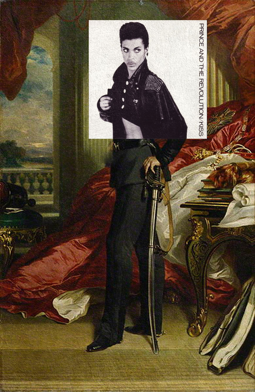 I Combined Prince’s Album Covers With Classical Paintings As A Tribute