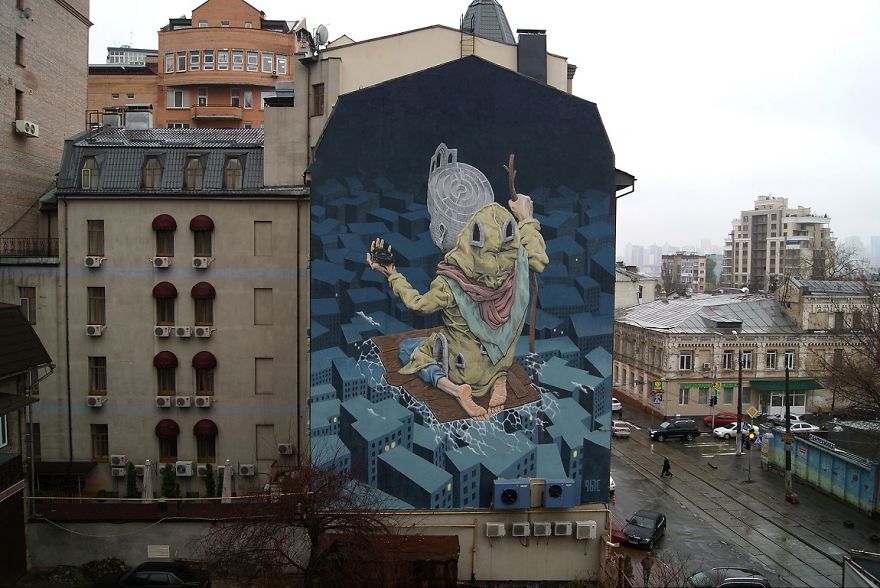 Kyiv Street Art Mural Became One Of The Top 10 Worlds Most Popular Art Objects