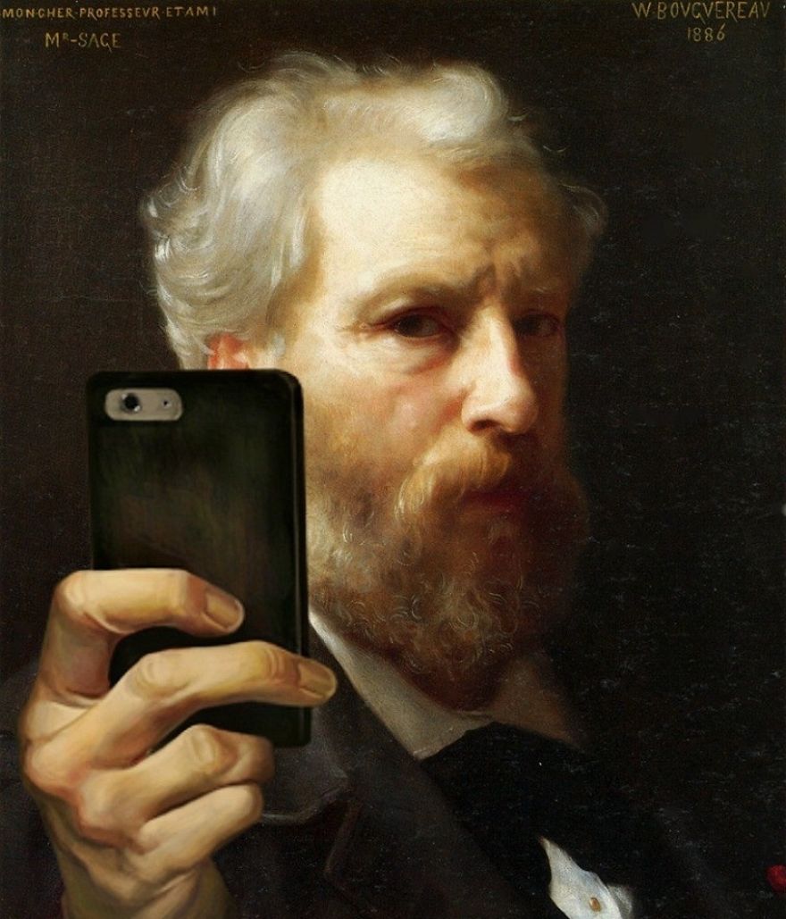 I Imagined People From The Past Taking Selfies