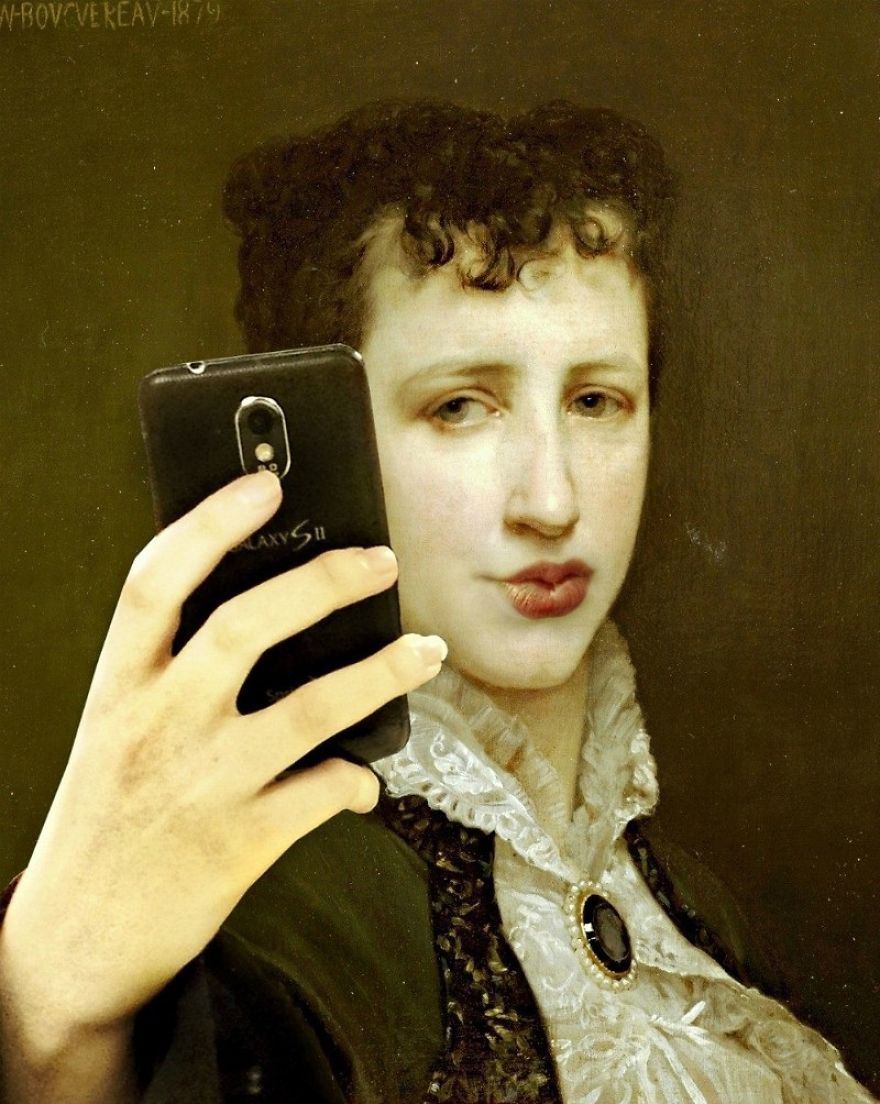 I Imagined People From The Past Taking Selfies