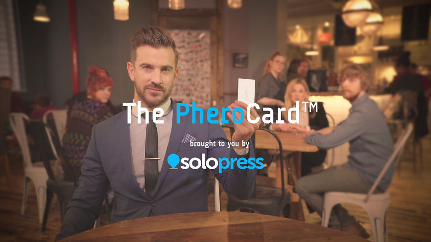 Smell Of Success: World's First Pheromone-infused Business Card Launched Today