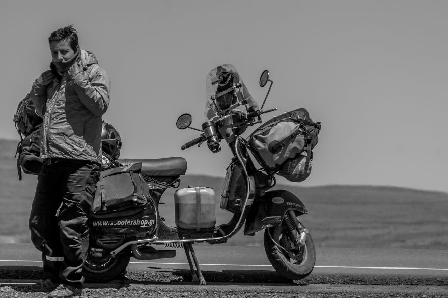 We've Visited 27 Countries And Traveled 60,000km On A Vespa Scooter