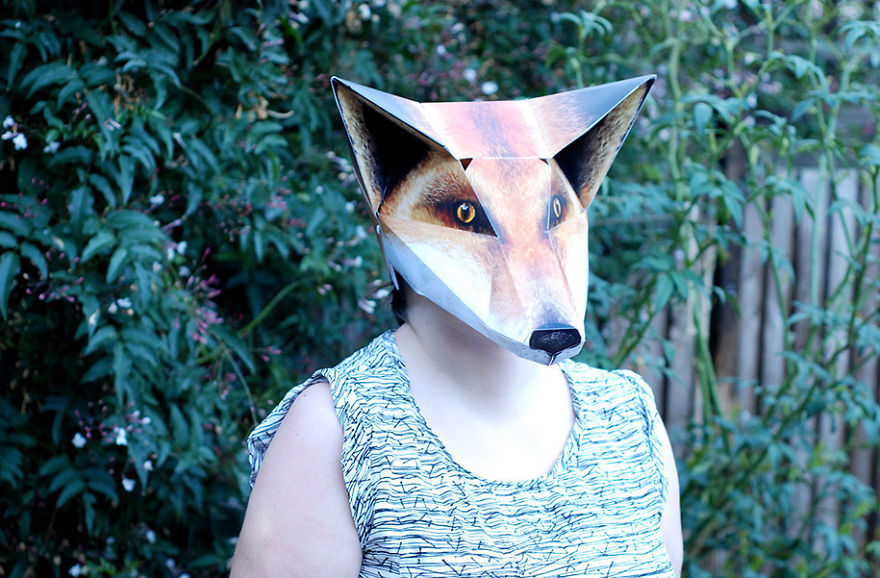 I Quit My Job As An Architect To Design These Eco-Friendly Folding Animal Masks