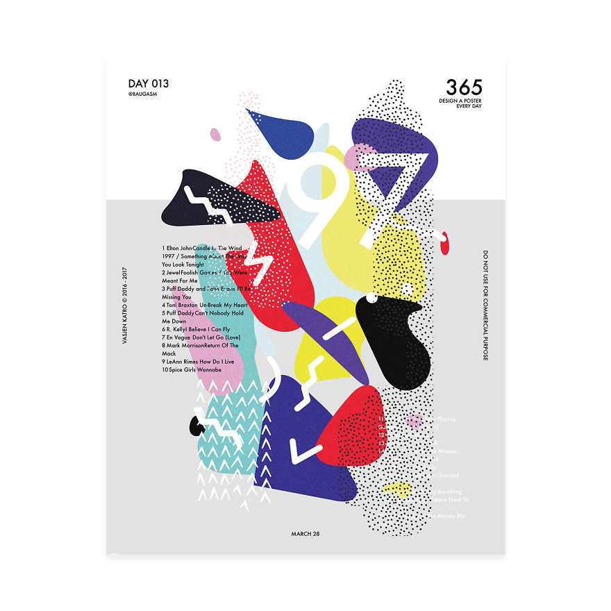 I Challenged Myself To Design A Poster Every Day For 1 Year.