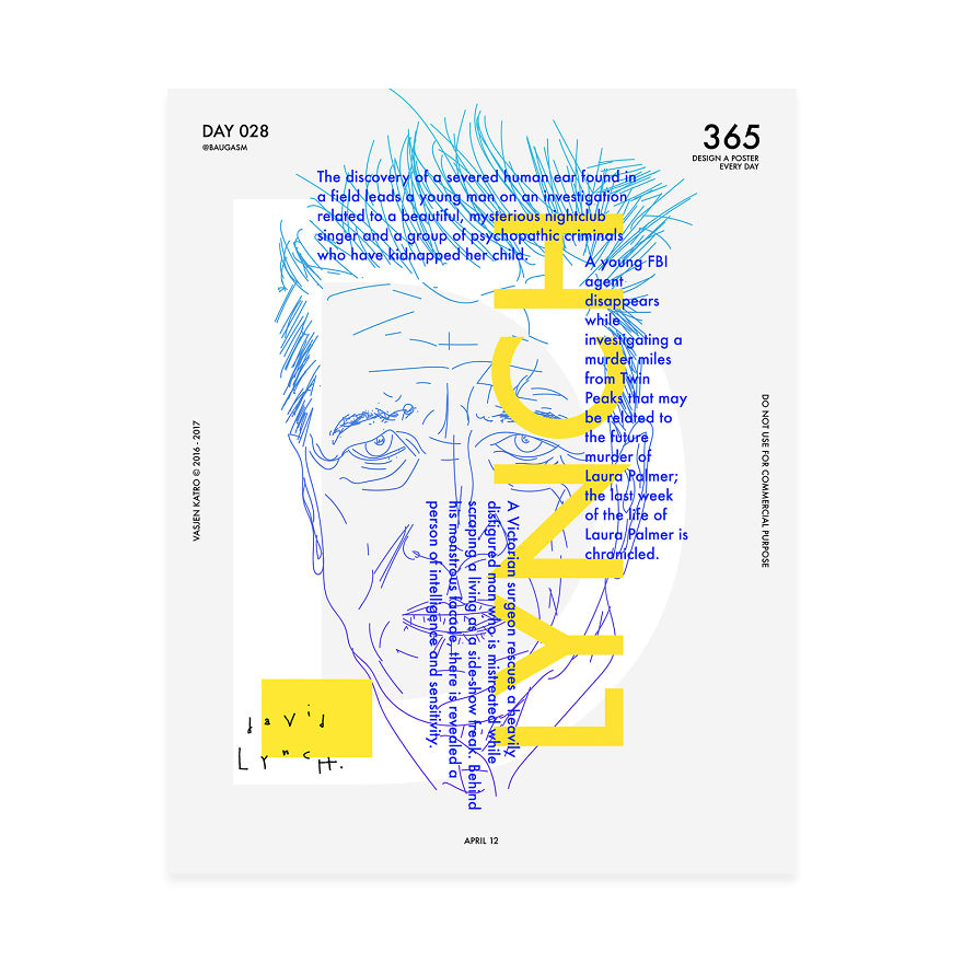 I Challenged Myself To Design A Poster Every Day For 1 Year.