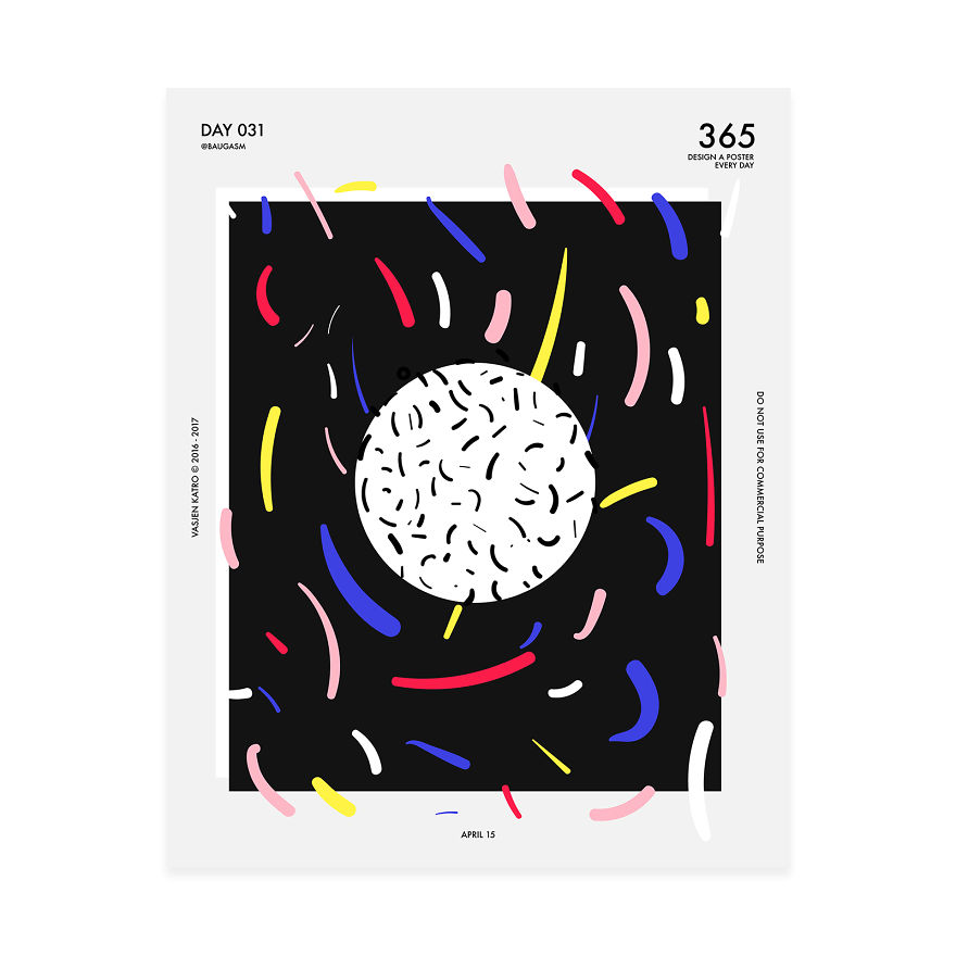 I Challenged Myself To Design A Poster Every Day For 1 Year.