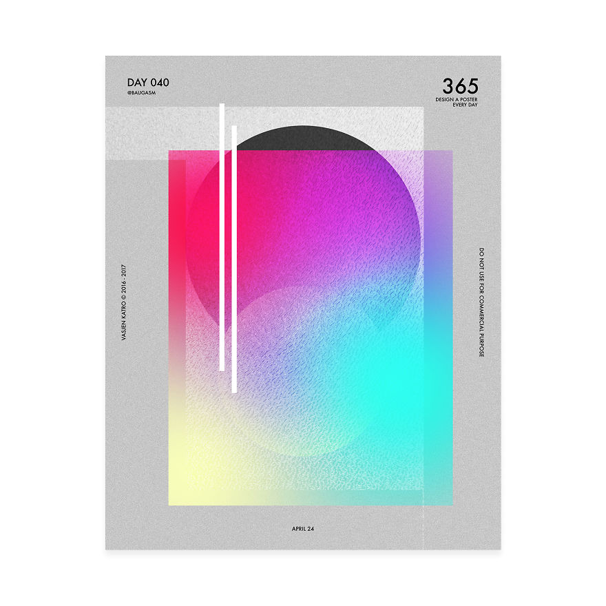 I Challenged Myself To Design A Poster Every Day For 1 Year.