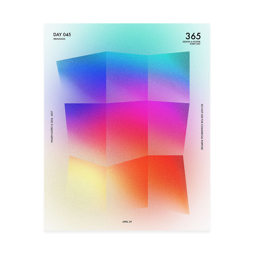 I Challenged Myself To Design A Poster Every Day For 1 Year.