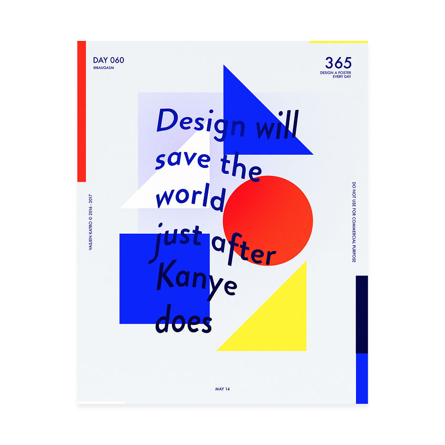 I Challenged Myself To Design A Poster Every Day For 1 Year.