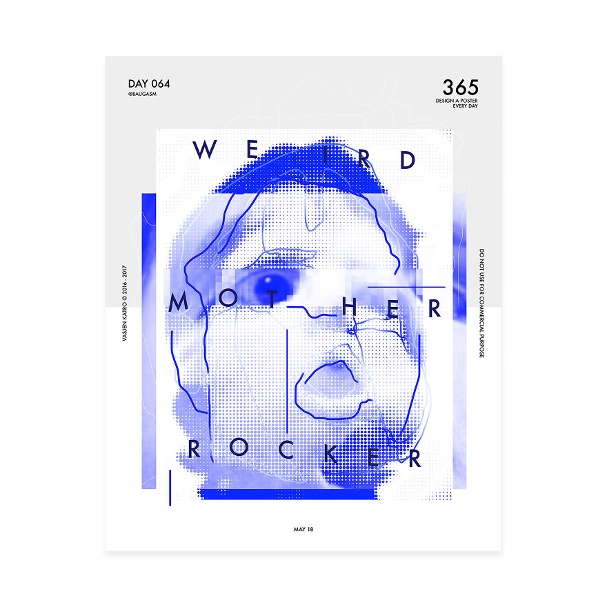 I Challenged Myself To Design A Poster Every Day For 1 Year.