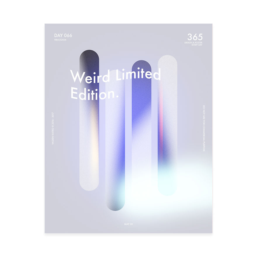 I Challenged Myself To Design A Poster Every Day For 1 Year.