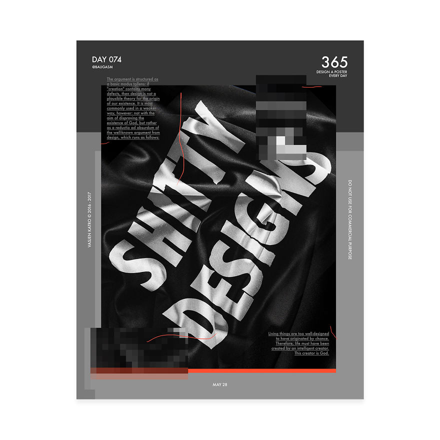 I Challenged Myself To Design A Poster Every Day For 1 Year.