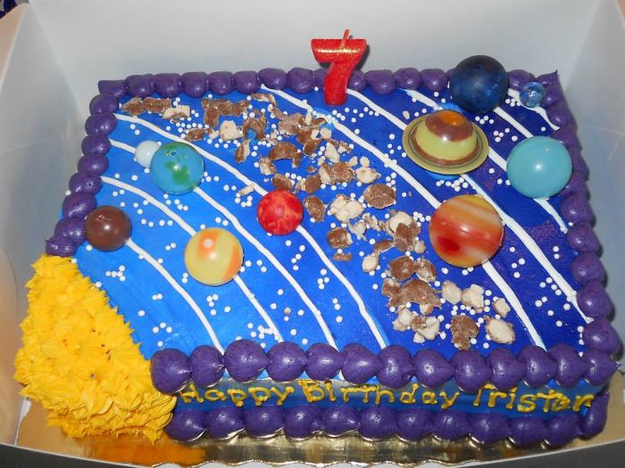 Solar System Space Cake! :d