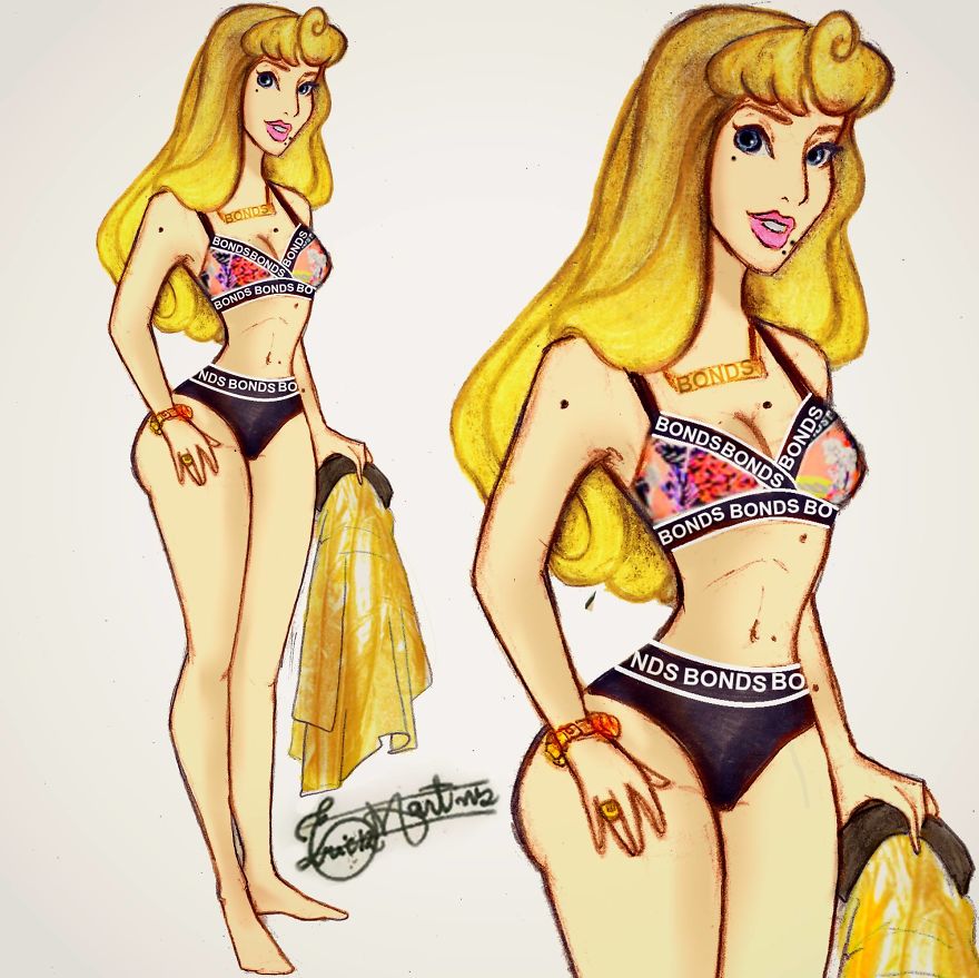 Brazilian Artist Made Crossovers Between Pop Stars And Disney Characters