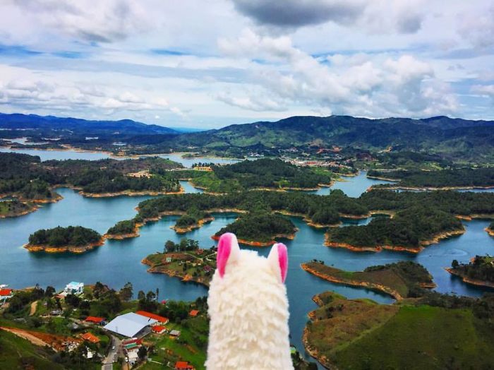 Watching The View In Guatape