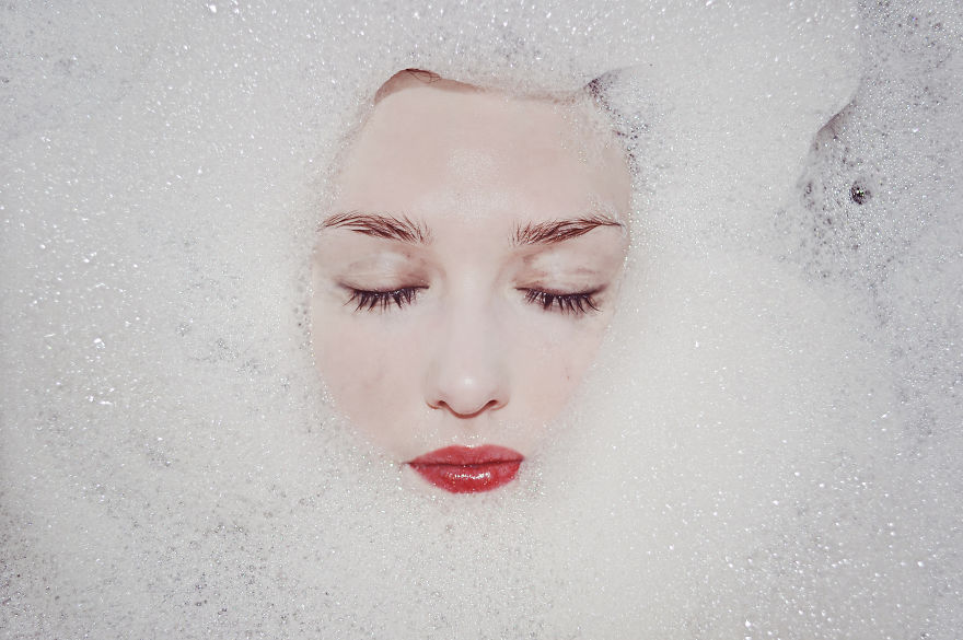 I Take Baths To Create Atmospheric Portraits
