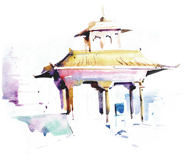 I Painted My Trip To Leh-Ladakh In Watercolor