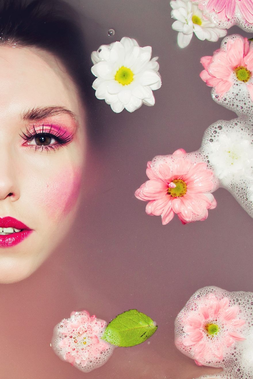 I Take Baths To Create Atmospheric Portraits