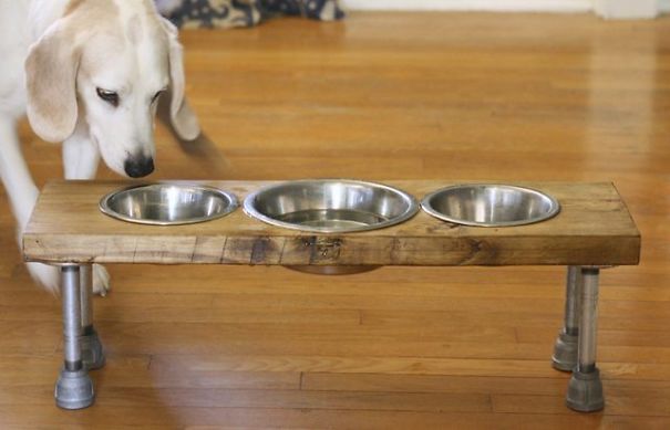 Easily Make An Elevated Dog Feeder Easily Make An Elevated Dog Feeder