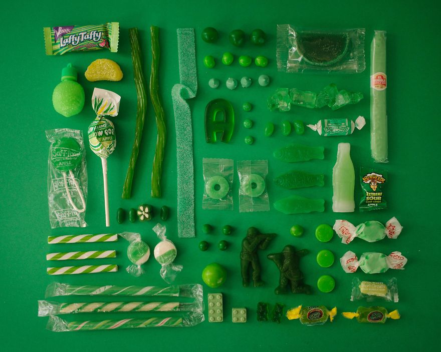 An Architecture Student Photographing Candies In A Bold, Colorful Way