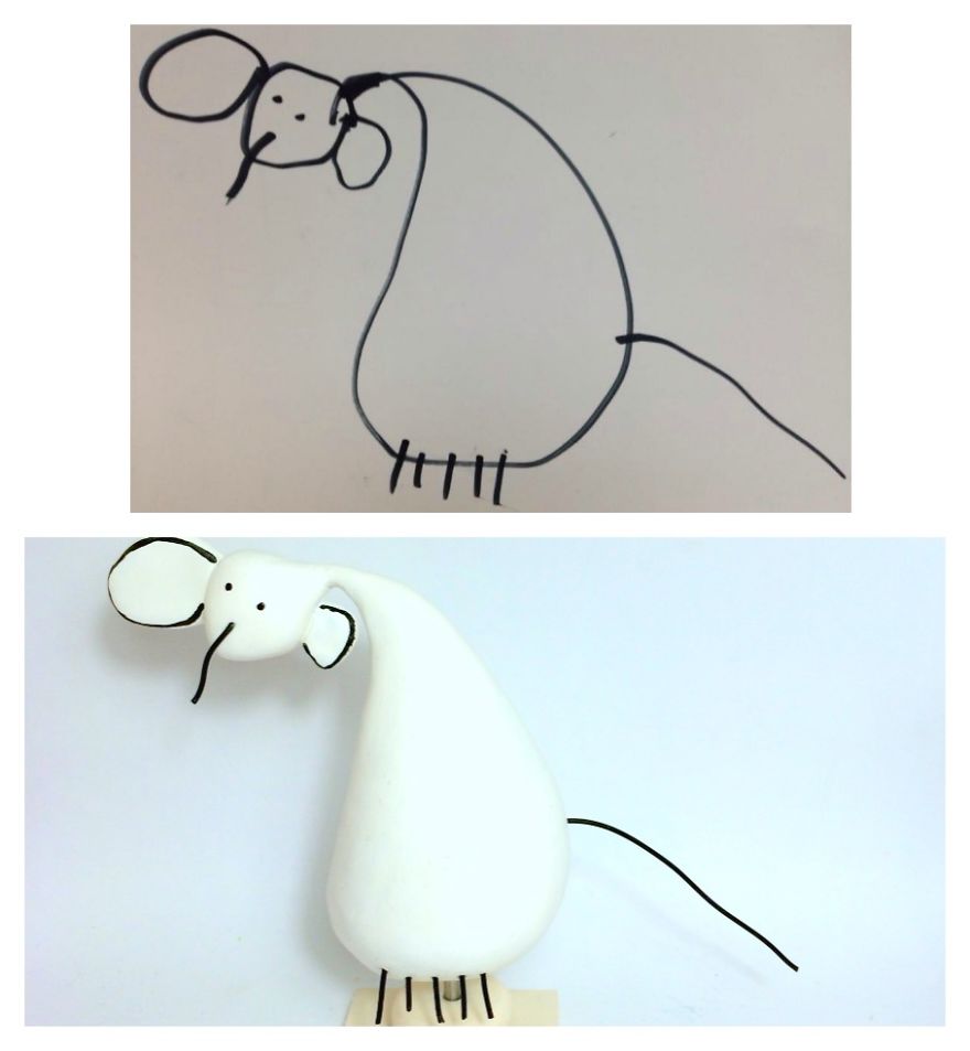 I Turn Childrens Drawings Into Display Ornaments