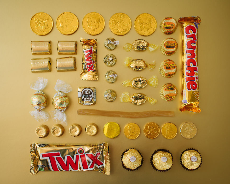 An Architecture Student Photographing Candies In A Bold, Colorful Way