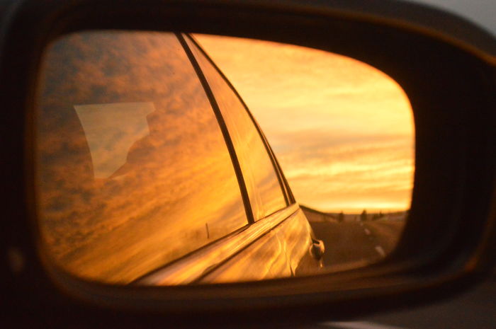 Dawn On My Rearview Mirror