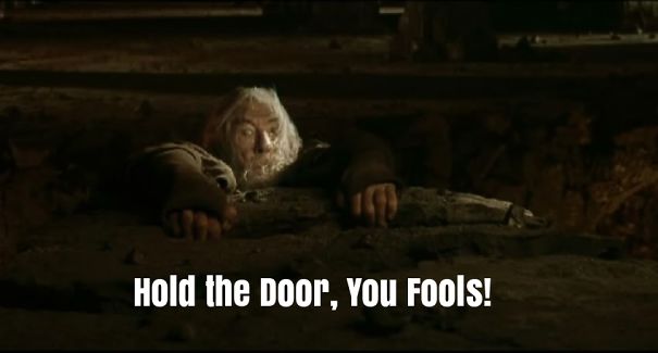 Hold The Door, Frodor!