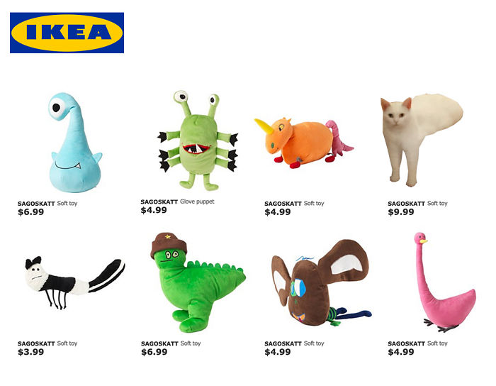 The New Ikea Soft Toys For Spring 2016...