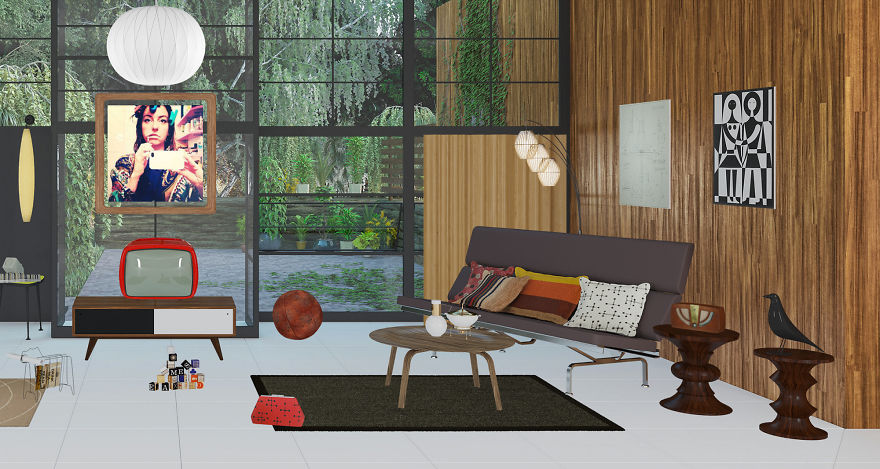 I Design Virtual Rooms That Pay Tribute To My Favorite Artists And Architects
