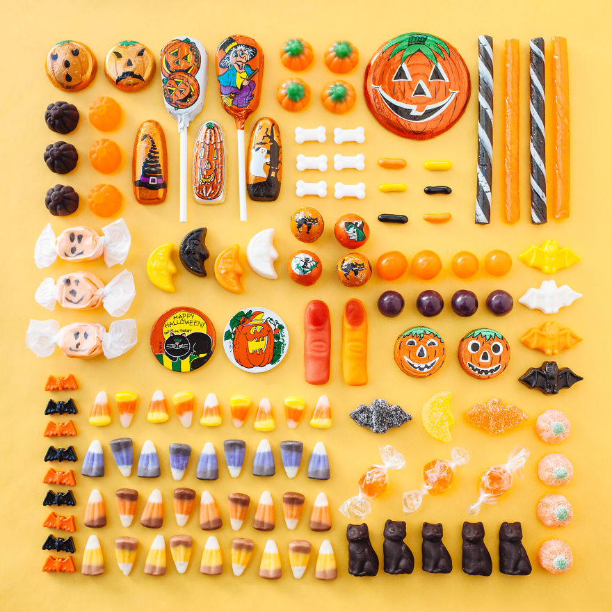 An Architecture Student Photographing Candies In A Bold, Colorful Way