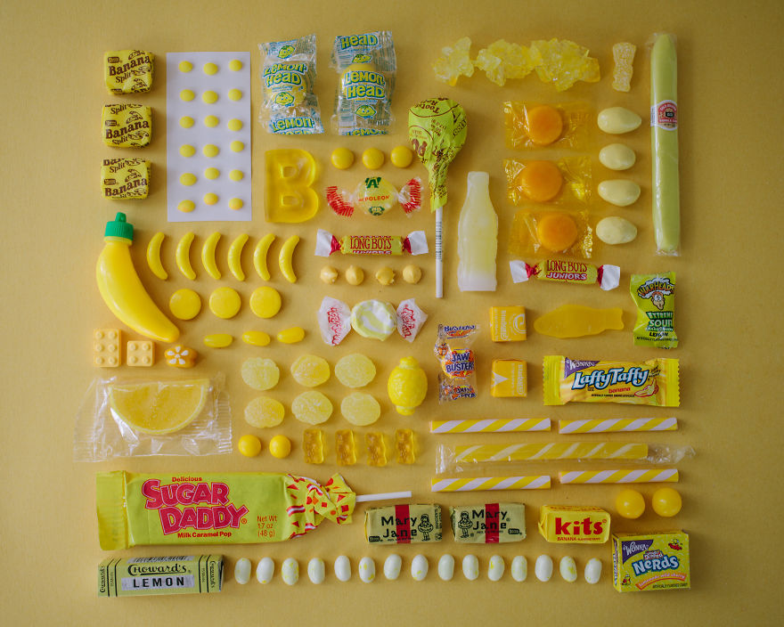An Architecture Student Photographing Candies In A Bold, Colorful Way